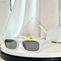 Nouvelles lunettes de soleil carrées tendance à dégradé, légères, protection UV, dorées, personnalisables avec logos disponibles, unisexe