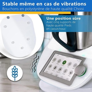 Placa deslizante transparente acrílica de nuevo diseño para mezclador doméstico eléctrico Thermommix <span class=keywords><strong>TM6</strong></span>.TM5 utilizado para almohadilla deslizante - Product Image 6