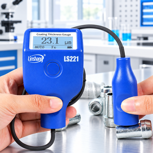 Jauge d'épaisseur de revêtement numérique Linshang LS221 avec plage de 0-5000μm pour l'inspection des revêtements en poudre et des surfaces métalliques - Product Image 1