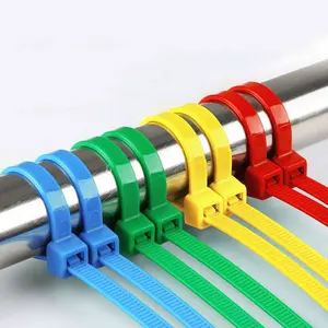 China Factory Self-locking Zip tie plastic cable tie 4.8*300mm plastic fastener