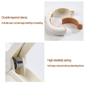 Wholesale New Eco-Friendly Reusable Plastic Laundry Clip Powerful Bedsheet Airing Clips Windproof <b>Beach</b> Towel Clothes Peg - Product Image 6