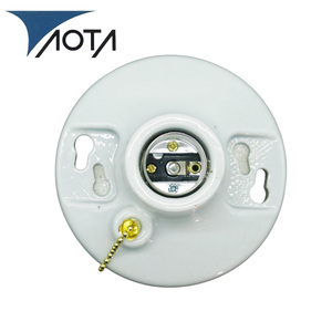 Portalámparas de Porcelana E26 de Cerámica de Alta Calidad con Certificación <span class=keywords><strong>Aota</strong></span>, 660W 250V, Base de Seguridad para Bombillas con 1 Año de Garantía - Product Image 5