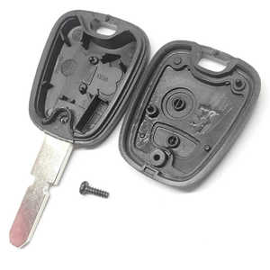 2 Nút Vỏ Chìa Khóa Xe Từ Xa Fob Vỏ Bọc Chìa Khóa Với 406 Lưỡi Phù Hợp Cho P-eugeot 106 107 206 207 306 307 406 <span class=keywords><strong>407</strong></span> - Product Image 2