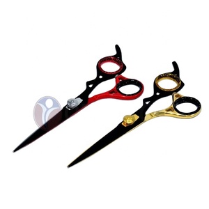 Tijeras de Corte Profesionales para Estilistas de Salón, Tijeras de Peluquería J2 de Acero Inoxidable Japonés para Diestros, con Funda de Cuero - Product Image 1