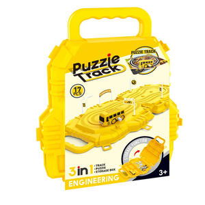 Enfants créatif liquidation course véhicule Rail voiture 4 couleurs assemblage bricolage Puzzle piste voiture jouet - Product Image 5