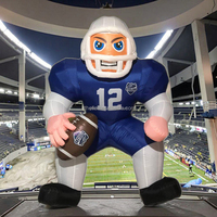 Estatuilla Inflable Mascota Bubba Inflable Cowboys Dallas