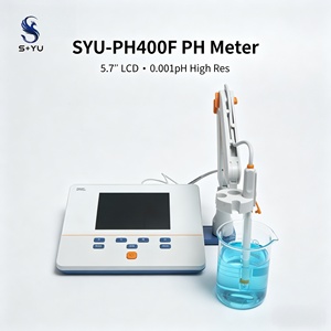 pH-mètre de paillasse <span class=keywords><strong>SYU</strong></span> PH400F, résolution 0,01 pH, étalonnage 5 points, étanche IP54 pour tests en laboratoire, personnalisable OEM - Product Image 1