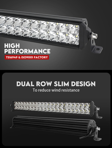 12V 24V Double Rangée <span class=keywords><strong>LED</strong></span> <span class=keywords><strong>Barre</strong></span> Lumineuse pour Offroad Pickup Roof Rock Driving Light pour Voiture Camion Tracteur Nouveau pour Isuzu Tacoma <span class=keywords><strong>Hilux</strong></span> - Product Image 2