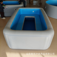 Marches antidérapantes pour piscines hors sol et activités aquatiques familiales en plein air, piscine gonflable avec canapé