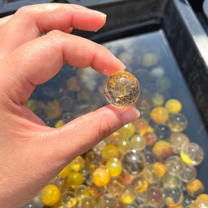 Bán Buôn Tự Nhiên Rutile Tinh Thể Đá Chữa Bệnh Vàng Rutilated Thạch Anh Sphere Pha Lê Bóng Rutilated Thạch Anh Sphere Đối Với Trang Sức - Product Image 2