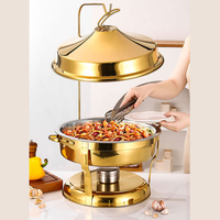 Chauffe-plat direct usine pas cher restaurant hôtel bar marmite chauffe-plat buffet restauration acier inoxydable