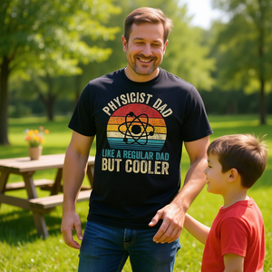 Maglietta da Fisico: Come un Papà Normale Ma Più Cool - Regalo per la Festa del Papà - Product Image 3