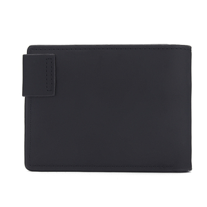 Nhà Máy Bán buôn Retro từ khóa của nam giới PU Ví Dây Kéo Gấp Ví Ngắn RFID ví da - Product Image 6