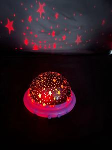 Lampada di Proiezione LED Creativa Cielo Stellato Piccolo Disco Volante Luce Notturna USB Decorazione Camera da Letto - Product Image 4