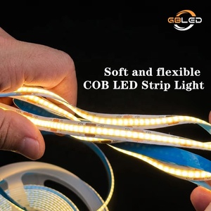Lampu Strip <span class=keywords><strong>LED</strong></span> COB Efisiensi Tinggi 12V 24V 320LEDs/M Tanpa Titik CRI90 2700K 3000K 4000K 6500K untuk Furnitur Kabinet Kamar Tidur CE RoHS - Product Image 2