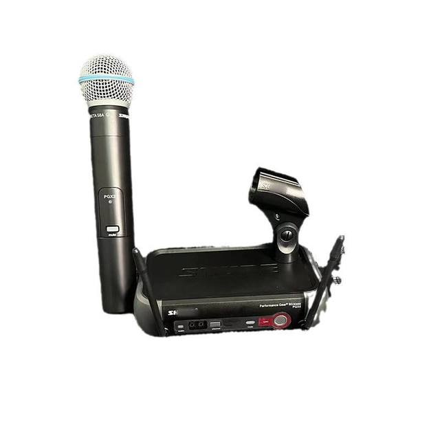 PGX4 BETA58A Wireless Microphone System Handheld Cardioid Vocal for Stage Performance Karaoke with 60 DB Signal-to-Noise Ratio