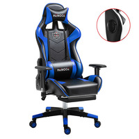 Chaise de jeu VR avec haut-parleur BT réglable de vente en ligne du fabricant chinois chaise de joueur d'ordinateur PC en cuir synthétique