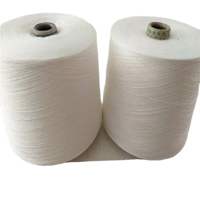 Filato flessibile pettinato di alta qualità lavorato a maglia sfuso 100% filato di puro cotone