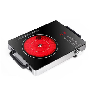 Electric Ceramic Cooktop 110V <b>Touch</b> Panel Single Burner Smooth Surface Induction Cooktop For Kitchen Use - Product Image 3