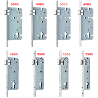 Serrure à mortaise de haute qualité, profil européen, 20 mm, profil étroit, en acier inoxydable, pour porte à cadre étroit