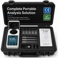 Analyseur portable de solides en suspension VI-3100, instrument de test des SS sur site pour la surveillance environnementale de l'eau