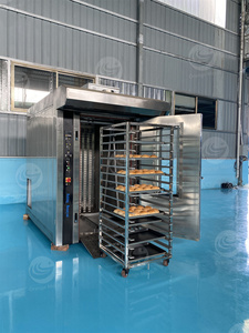 Rotary Rack croissant untuk memanggang roti memasak listrik gas diesel biskuit oven mesin roti Stainless Steel - Product Image 6