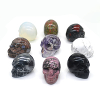 2 Inch Hoge Kwaliteit Edelsteen Schedels Gesneden Crystal Skull Crystal Ambachten Schedel
