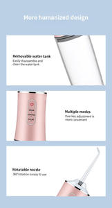 <span class=keywords><strong>Irrigador</strong></span> oral profesional <span class=keywords><strong>Irrigador</strong></span> <span class=keywords><strong>dental</strong></span> portátil recargable con 3 presiones ajustables para viajes de negocios - Product Image 3