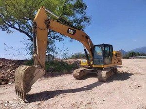 Excavatrice sur chenilles d'occasion Cat 320GC avec système hydraulique à économie de carburant pour la construction routière et de bâtiments - Product Image 1