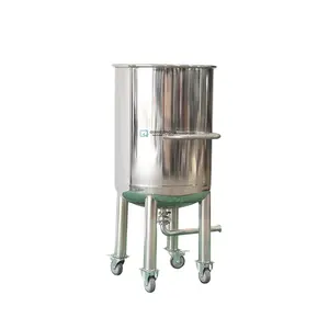 30 40 50 100 200 250 350 500 Gallon Bể Chứa Mật Ong Bể Thép Không Gỉ Để Bán Áp Lực Tàu Tùy Chỉnh Qiangzhong 100L