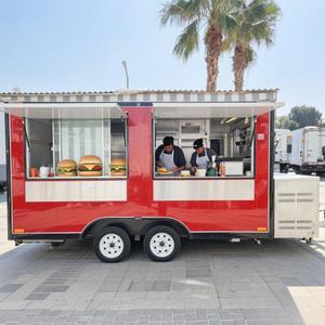 Luxury Mobile Kitchen Concession Food Trailer Fully Equipped Mexican Barbecue Food Truck for Sale Mexico - Product Image 2