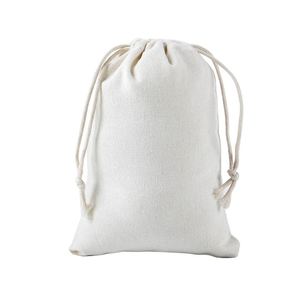 Organic Cotton Canvas Folding Letter Pattern <b>Drawstring</b> Gift Pouch <b>Bag</b> with Custom Logo Print-Wholesale - Product Image 5