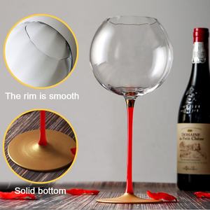 Copa sensorial <span class=keywords><strong>de</strong></span> vino tinto <span class=keywords><strong>de</strong></span> gran capacidad, varilla verde, vaso sensorial <span class=keywords><strong>de</strong></span> estilo europeo, hecho a mano, todo en uno - Product Image 6