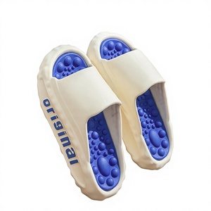 <span class=keywords><strong>Ciabatte</strong></span> Estive da <span class=keywords><strong>Uomo</strong></span> <span class=keywords><strong>con</strong></span> Punta Aperta per Sport all'Aperto, Massaggio Plantare, Suola Spessa in EVA Morbida, Antiscivolo, Resistenti all'Usura, <span class=keywords><strong>con</strong></span> <span class=keywords><strong>Rialzo</strong></span> Interno, per Bagno - Product Image 1