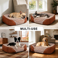 Coussin carré en peluche pour animaux de compagnie, personnalisable, écologique, doux et chaud, tapis résistant à l'usure pour chiens et chats