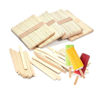 Bâtonnets de sucettes glacées personnalisés en bois pour crème glacée maison, bâtonnets de glace naturels