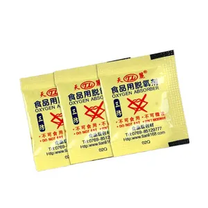 tianli factory food grade oxygen absorber 30cc 50cc 100cc 200cc waterproof, oilproof and dustproof oxygen absorber for jerky