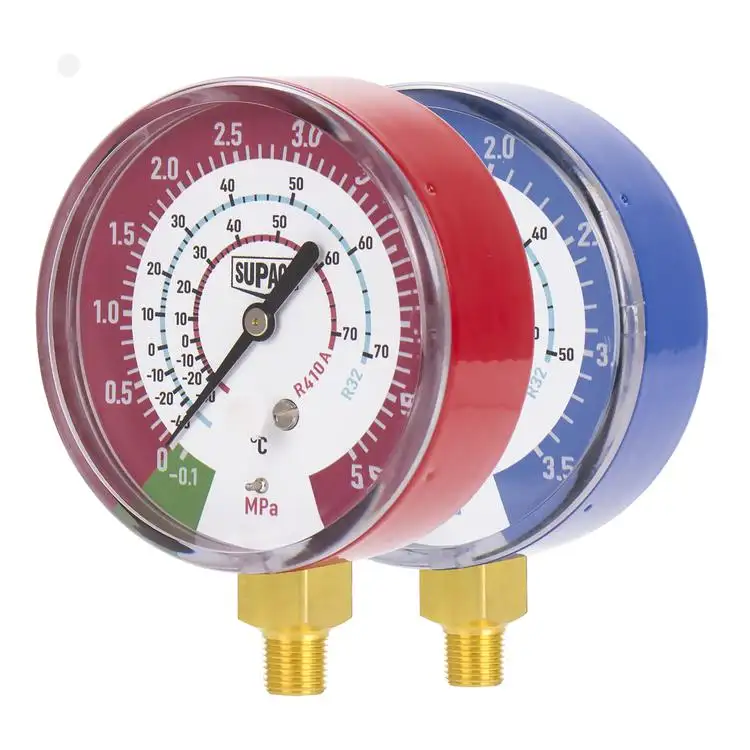 hot sale refrigeration tool parts pressure manifold gauge refrigerant manometer vacuum air pressure gauge