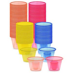 Vasos Desechables de Plástico PS de Pared Simple, Libres de BPA, de Grado Alimenticio, para Jugos, Refrescos, Cócteles y Fiestas - Product Image 4