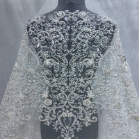 Nouvelle dentelle haut de gamme faite à la main pour rideaux, broderie de sequins, perles, robes de mariée et vêtements pour enfants