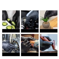 Gants de mécanicien en nitrile synthétique épais noirs Diamond Grip Garage Shop Industry Auto Electronics Repair