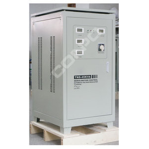 Estabilizador de regulador de voltaje automático tipo <span class=keywords><strong>servo</strong></span> trifásico de 45KVA <span class=keywords><strong>AVR</strong></span> Estabilizador de voltaje 380V/400VA, 220V/230VAC - Product Image 3