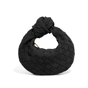 Nuova <span class=keywords><strong>Borsa</strong></span> da Donna alla Moda in Pelle Scamosciata Intrecciata - Piccole Borse a <span class=keywords><strong>Tracolla</strong></span> Hobo - Borse Estive da Spiaggia alla Moda - Product Image 4