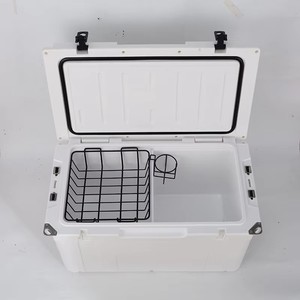 Glacière isotherme double compartiment FEIYA 78L à <span class=keywords><strong>roulettes</strong></span>, rotomoulée, étanche, écologique, en LLDPE+PU, pour camping et extérieur, avec chaise intégrée - Product Image 6