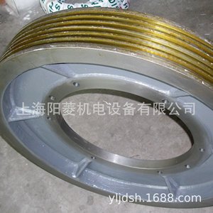 Roue de guidage d'ascenseur Mitsubishi 6-8-320 avec roulement pour support de câble en acier - Product Image 4