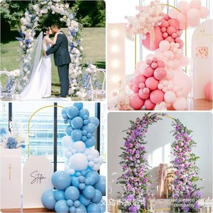 Support d'<span class=keywords><strong>arche</strong></span> doré transfrontalier de 7,2 pieds pour <span class=keywords><strong>arche</strong></span> de ballons de mariage, support de fleurs, décoration de fond pour fête d'<span class=keywords><strong>anniversaire</strong></span> - Product Image 3
