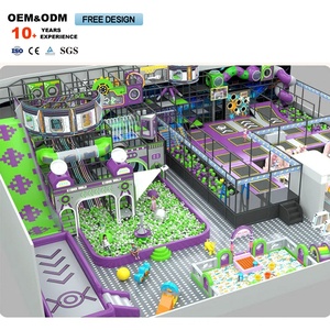 Parque de Juegos Infantil Interior con Temática Espacial, Laberinto, Tobogán de Olas Personalizado, Piscina de Espuma - Product Image 1