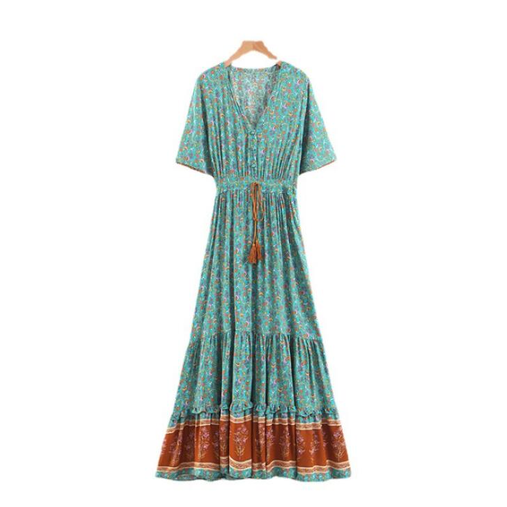 fall cotton dresses cotton dresses for fall Cotton Midi Relaxed Fit Dress M
