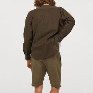 Personnalisé Hommes <span class=keywords><strong>Lin</strong></span> Short D'été En <span class=keywords><strong>Lin</strong></span> homme <span class=keywords><strong>Shorts</strong></span> Ensemble - Product Image 5