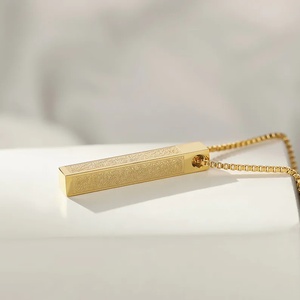 <span class=keywords><strong>Collar</strong></span> con Colgante Islámico 3D de Joyería Inspire, <span class=keywords><strong>Collar</strong></span> con Colgante Islámico, <span class=keywords><strong>Collar</strong></span> Árabe 3D, Joyería Islámica, Caligrafía Musulmana - Product Image 2